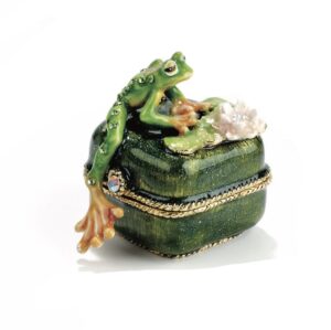 Tree Frog Trinket Box