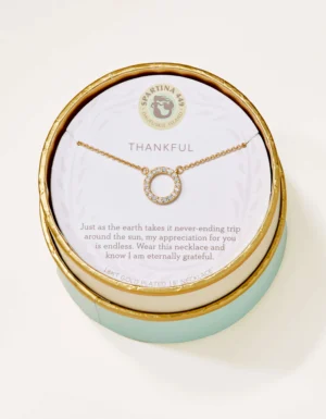 Sea La Vie Necklace Thankful/Ring - Gold