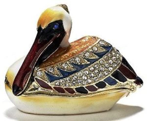 Kubla Craft Capiz Shell TrinkBox - Pelican