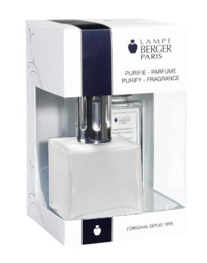 Cube Frosted Gift Set - Glass Lampe home fragrance air purifier by lampe berger maison berger
