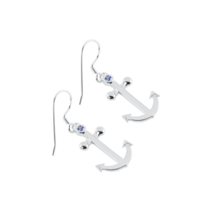 large anchor dangle earrings nau-t-girl