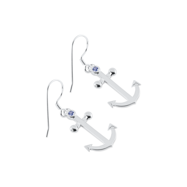 large anchor dangle earrings nau-t-girl