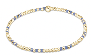 Hope Joy 2mm Bracelet - Bright Blue