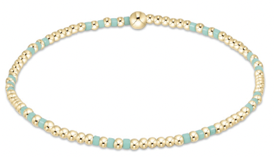 Hope Joy 2mm Bracelet - Mint