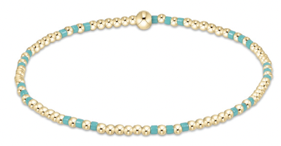 Hope Joy 2mm Bracelet - Turquoise