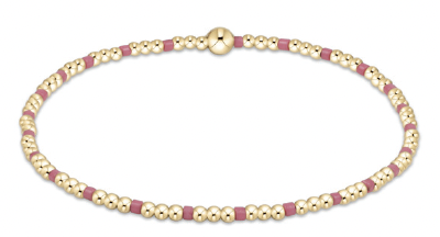 Egirl Hope Sincerity 2mm Bracelet - Bright Pink