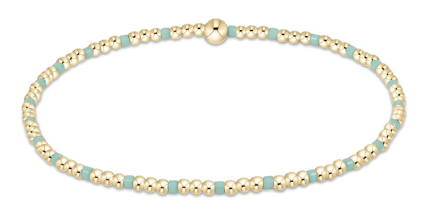 Egirl Hope Sincerity 2mm Bracelet - Mint
