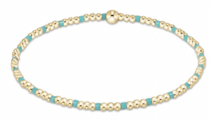 Egirl Hope Sincerity 2mm Bracelet - Turquoise