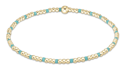 Egirl Hope Sincerity 2mm Bracelet - Turquoise