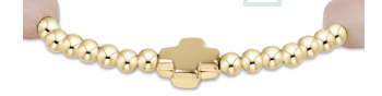 Admire Signature Cross 3mm Bracelet - SS25 Gemstones - Image 2