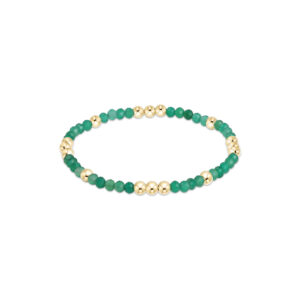 Worthy 3mm Bracelet - Green Onyx