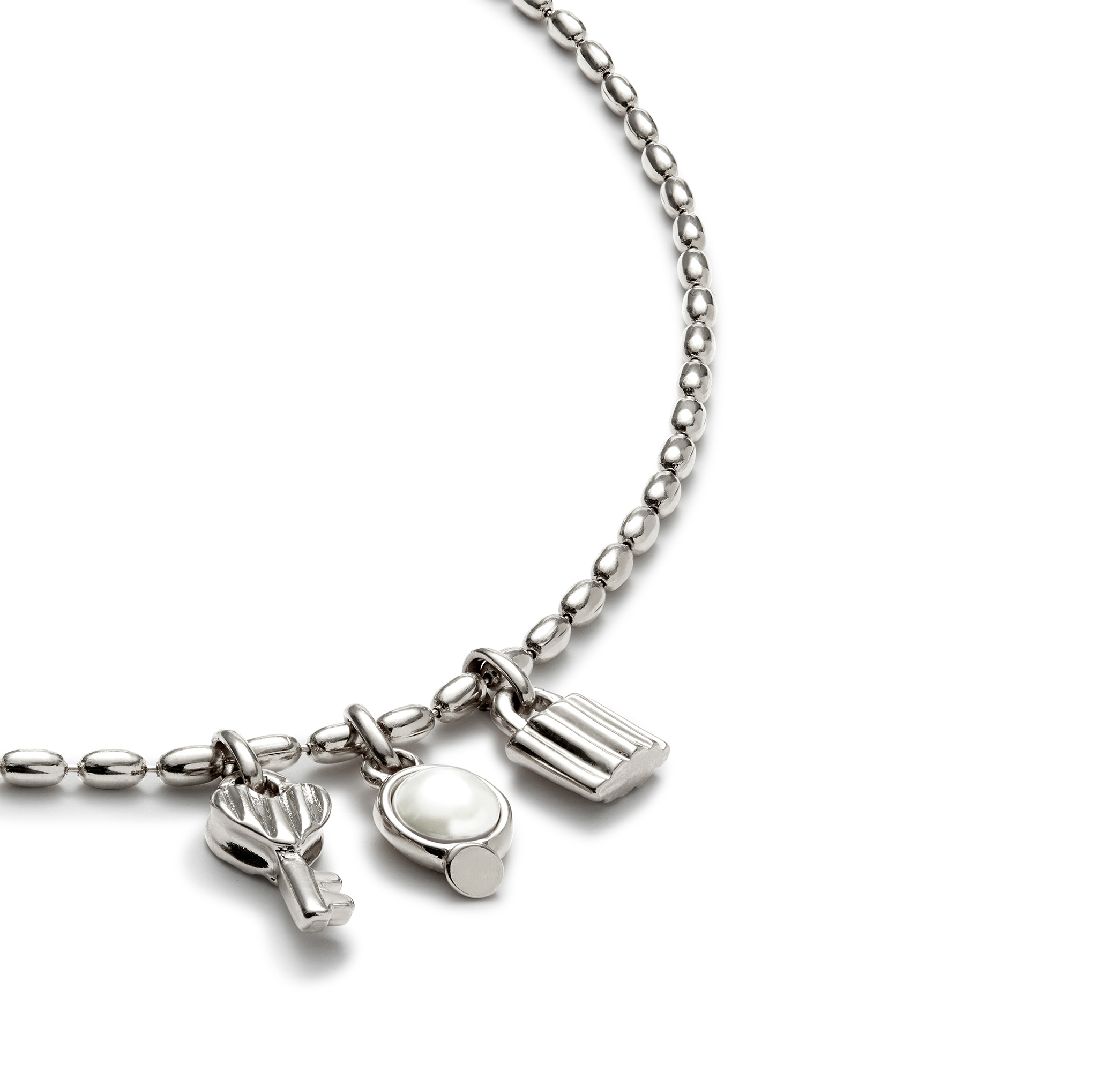 Be Unique Necklace - 3 Charm - Image 2