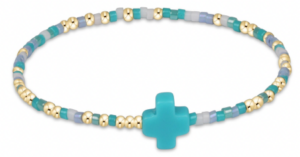 Egirl Hope Unwritten Signature Cross Bracelet - Man, I Teal Like a Woman