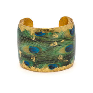 Feathered Peacock Cuff