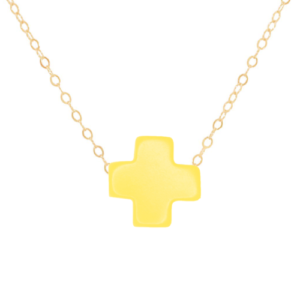 16" Necklace Gold - Signature Cross