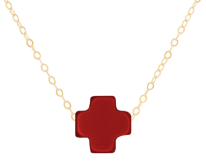 16" Necklace Gold - Signature Cross