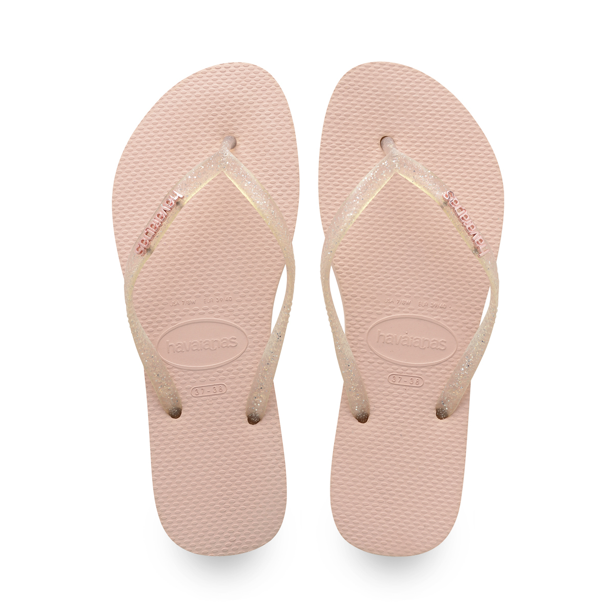 Light Pink Flip Flops – The Bronze Lady