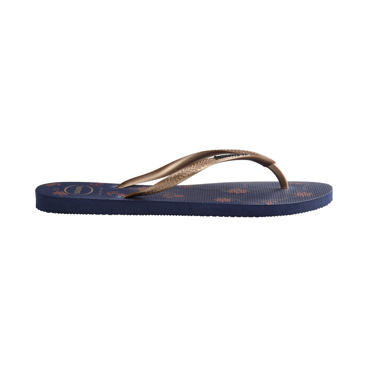 flip flops navy blue
