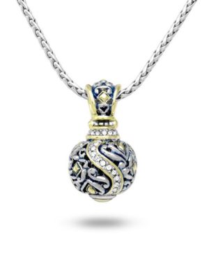 two tone necklace handmade in the USA by john medeiros