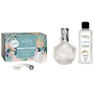 Molecule White Lamp Set with Pure White Tea