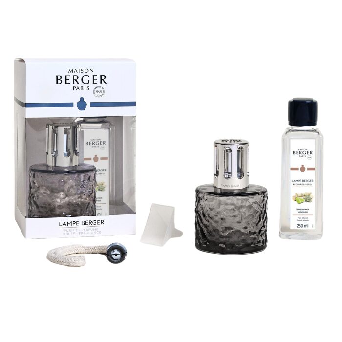 Mirage Black Fragrance Lamp Set with Wilderness