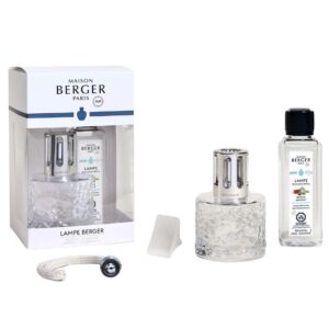 Mirage Clear Fragrance Lamp Set with Festive Fur
