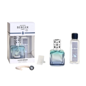 Glaçon Turquoise-Blue Gradient Lamp Gift Set with Air Pur