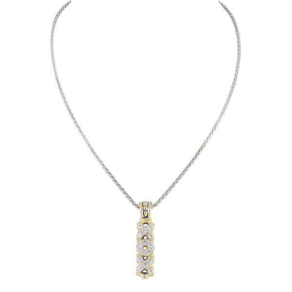 Celebration Petite Pavé Hugs and Kisses Necklace by John Medeiros Jewelry Collections