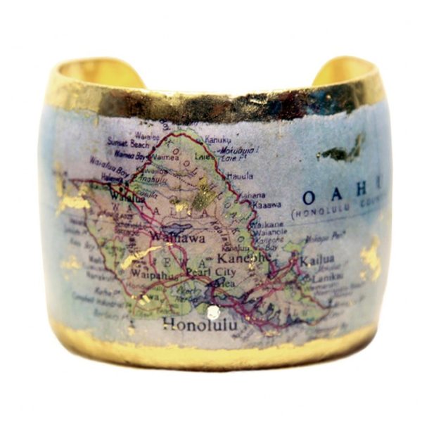 Honolulu Map Cuff