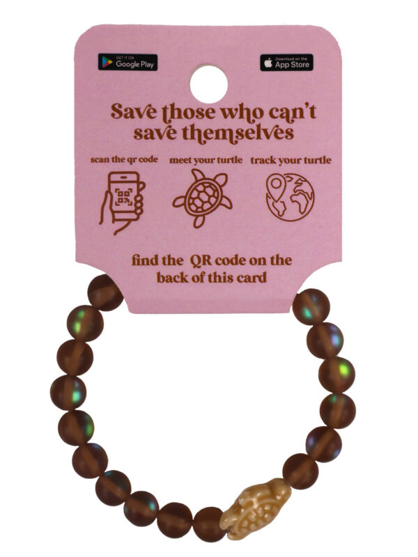 Turtle Tracker Bracelet - Mocha