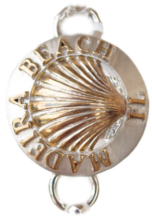 Sterling silver and 18kt gold Madeira Beach Scallop Shell Topper by kovel