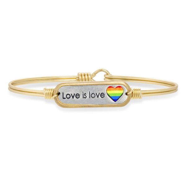 Love is Love Bangle Bracelet by luca and danni