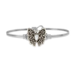Butterfly Bangle Bracelet handcrafted in the USA by luca + danni