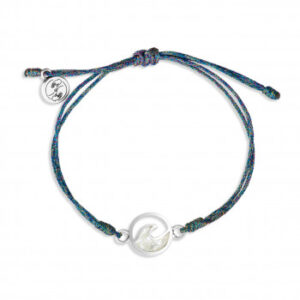 Touch The World - Cresting Wave Bracelet - Ocean Blue Muse - Madeira Beach Sand