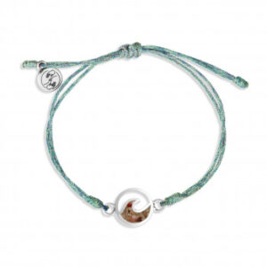 Touch The World - Cresting Wave Bracelet - Seafoam Green Siren - Treasure Island Sand