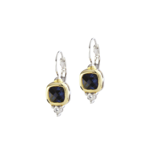 Nouveau Small Square CZ FW Earrings by John Medeiros Jewelry Collections