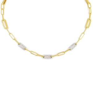 Diamante - Three Station Pavé Necklace