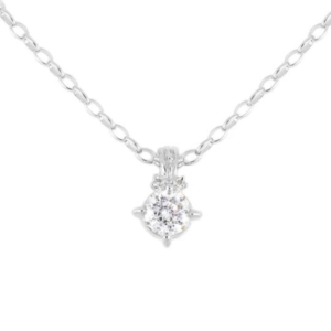 Diamante - CZ 2 Carat 120 Facet, Necklace