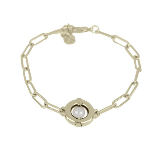 Diamante - Bracelet with Pearl Inset