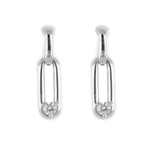 Diamante - Large Two Link CZ Stud Earrings John Medeiros