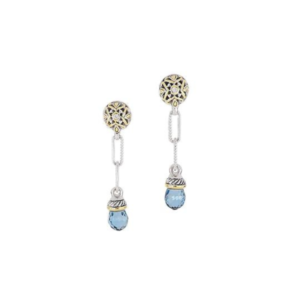 Diamante Briolette - Drop Paper Clip Style Earrings by John Medeiros Jewelry Collections.