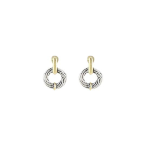 Cordão Circle Door knocker Post Earring John medeiros