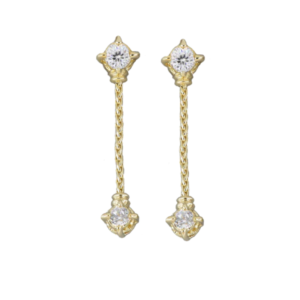 Diamante Cluster 104 - 1" Dangle Post Earrings
