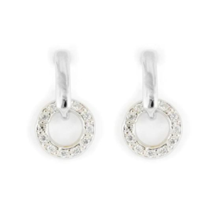 Diamante - Circle Post Earrings by John Medeiros Jewelry Collections