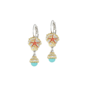 CARAÍBA COLLECTION SHELL FRENCH WIRE EARRINGS