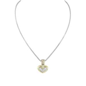 Celebration Petite Pavé - JM Bail Heart Necklace by John Medeiros Jewelry Collections