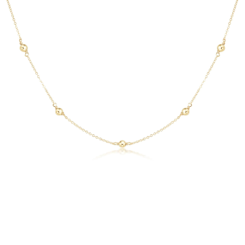 choker simplicity chain gold - classic 4mm gold