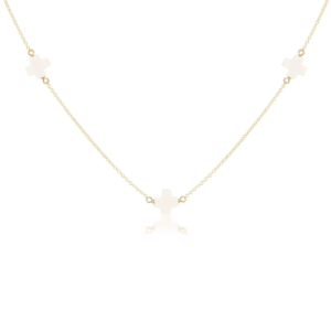 choker simplicity chain gold - signature cross off-white