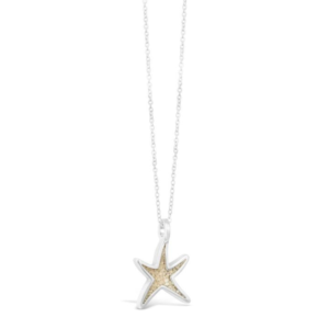Delicate Starfish Necklace - Mother of Pearl