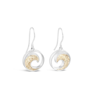 Wave Drop Earrings - Madeira Beach Sand